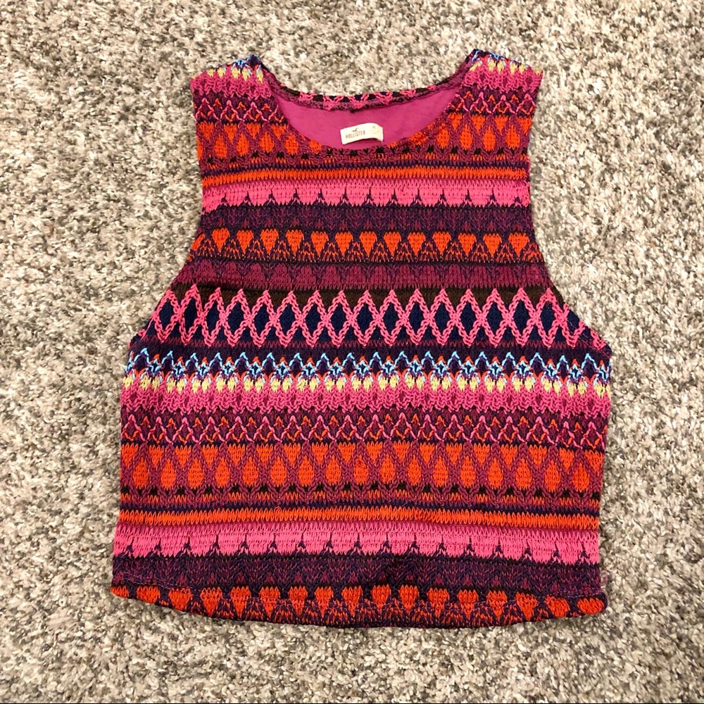 Hollister bright woven tank